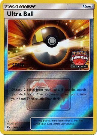 Ultra Ball North America Championships Reverse Holo Sun &amp; Moon 135/149
