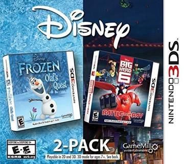 Frozen and Big Hero 6 Disney 2-pack for 3DS
