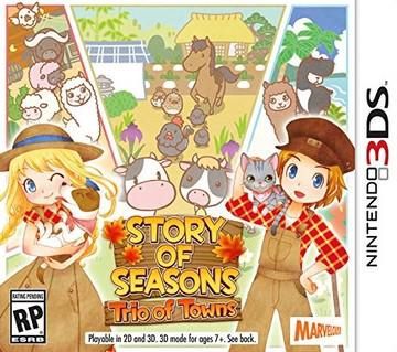 Story of Seasons Trio of Towns for 3DS