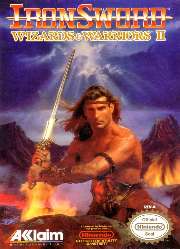 Iron Sword Wizards and Warriors II 2 for NES