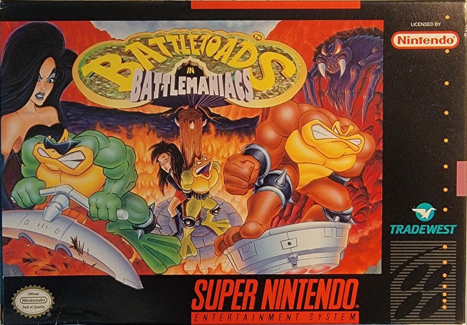 Battletoads in Battlemaniacs for SNES