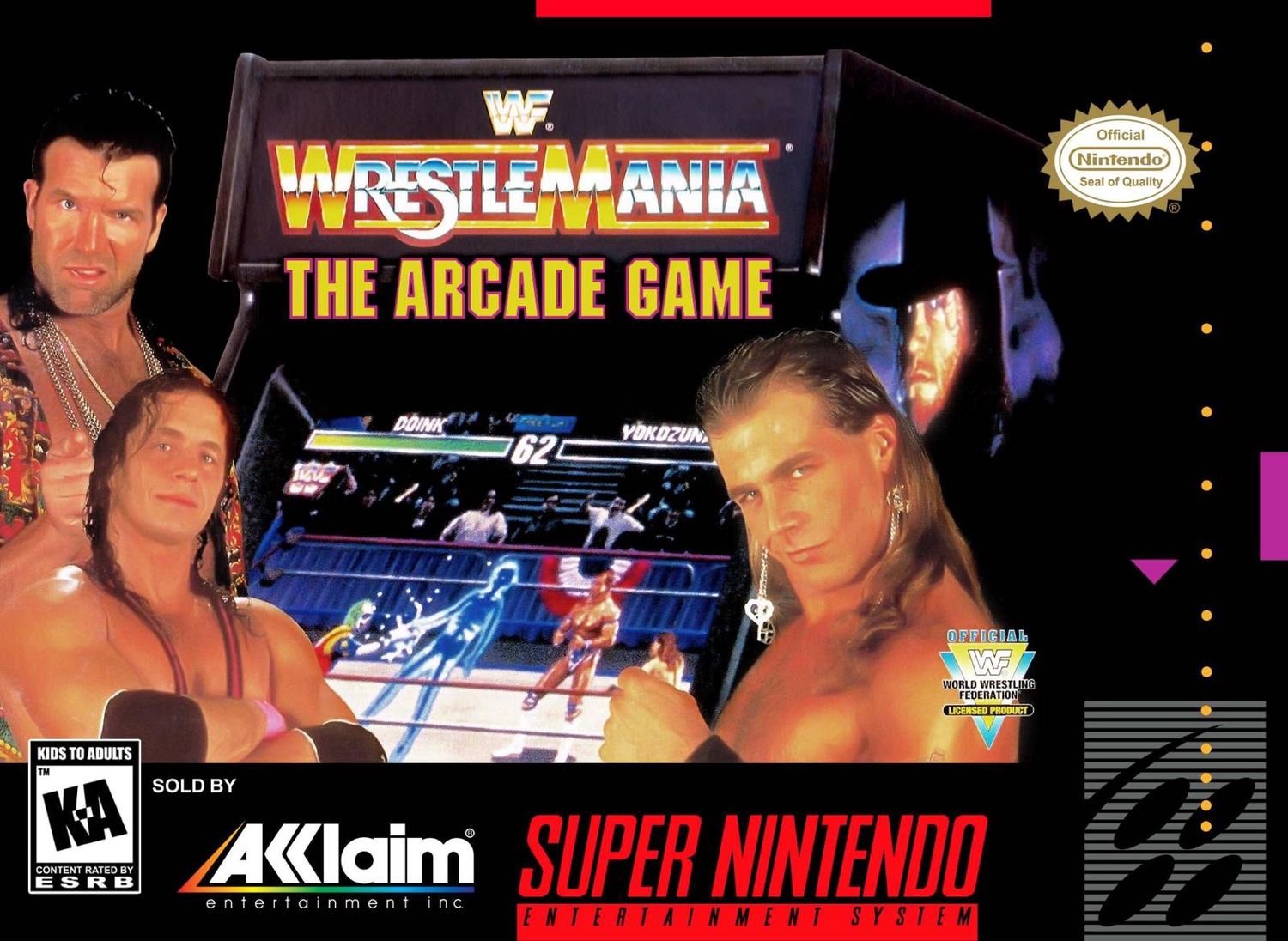 WWF Wrestlemania Arcade Game for SNES