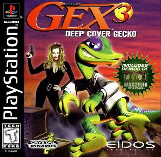 Gex 3 Deep Cover Gecko for PS1