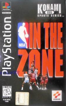 NBA in the Zone Long Box for PS1