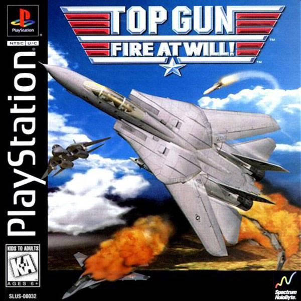 Top Gun Fire at Will for PS1