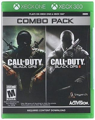 Call of Duty Black Ops 1 and 2 Combo Pack for Xbox 360