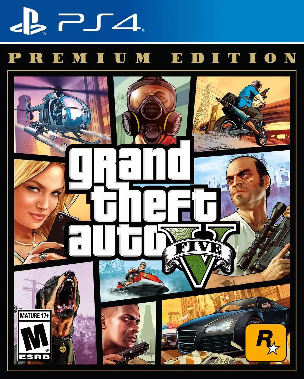 Grand Theft Auto V 5 Premium Edition for PS4