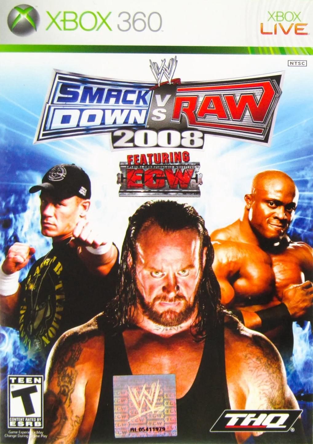 Smackdown vs Raw 2008 for Xbox 360