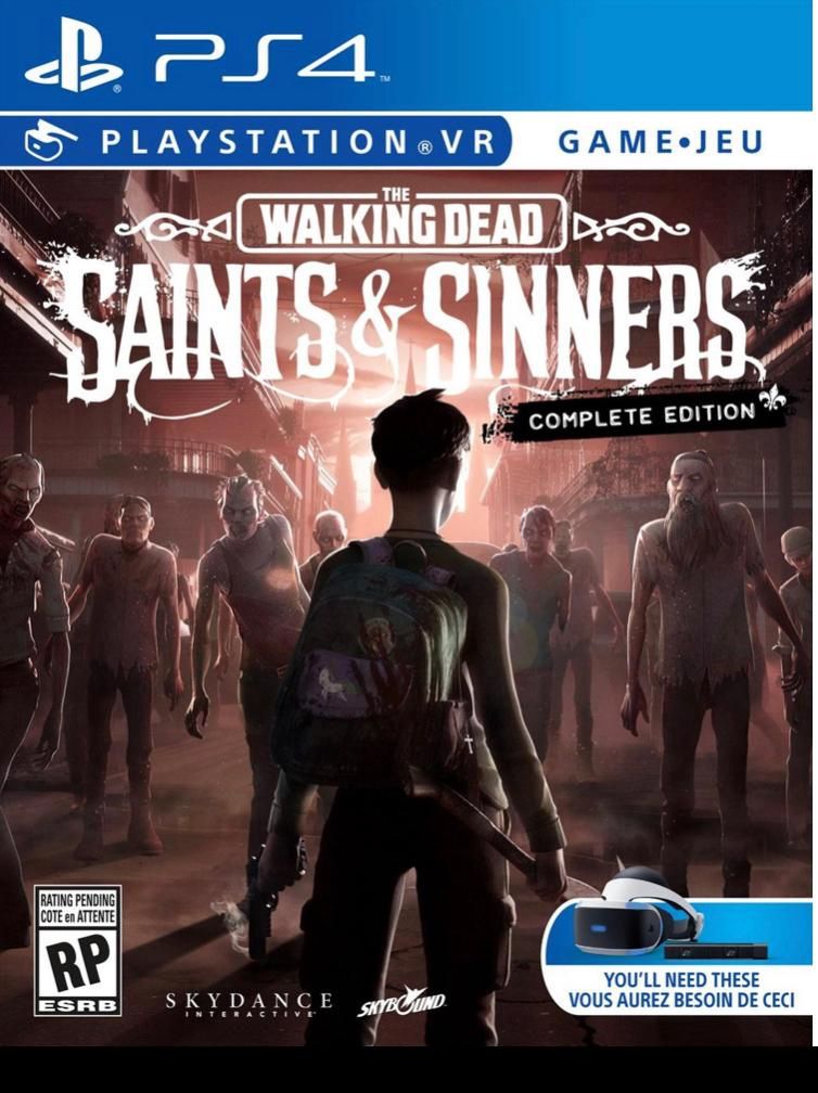 The Walking Dead Saints and Sinners for PS4