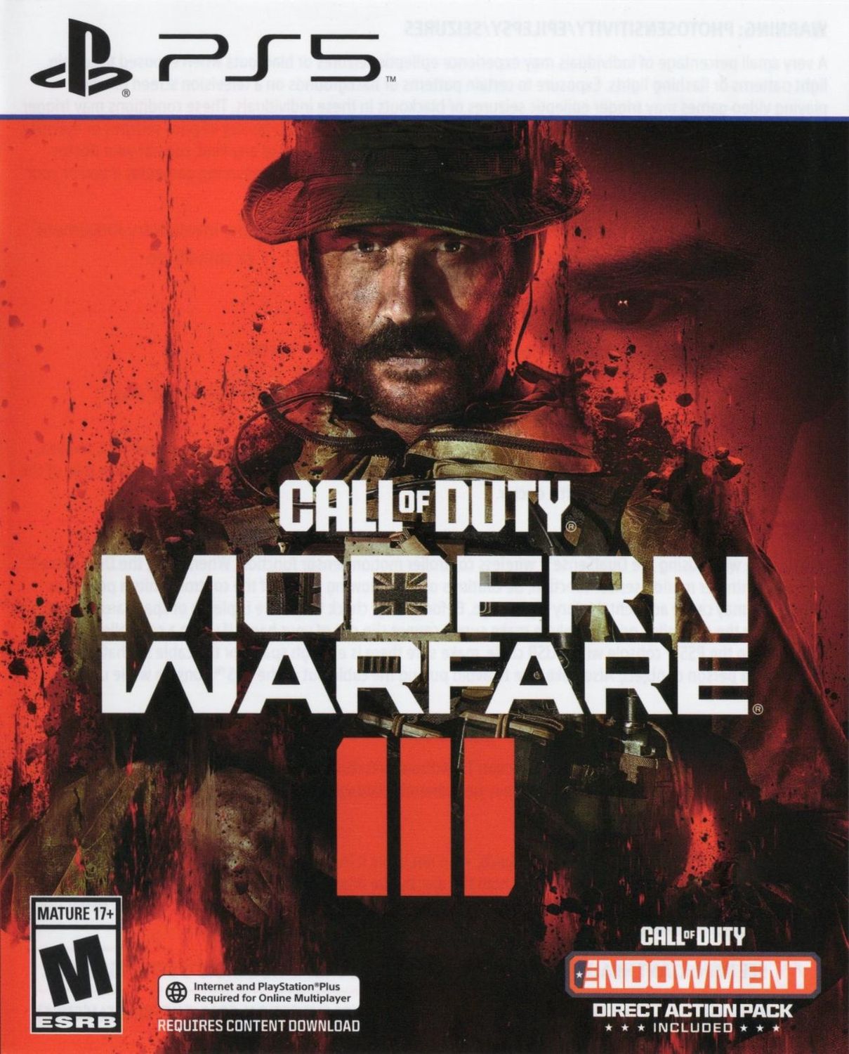 Call of Duty Modern Warfare III 3 for PS5