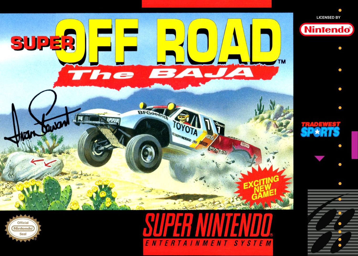 Super Off Road The Baja for SNES