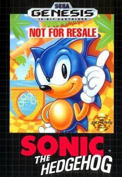 Sonic The Hedgehog Not for Resale for Genesis