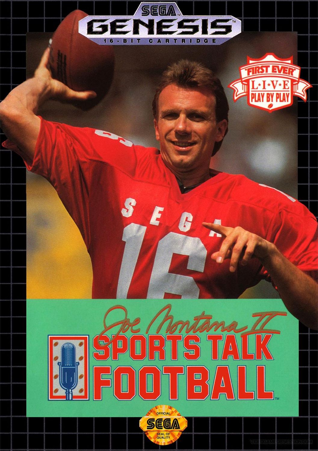 Joe Montana II Sports Talk Football for Genesis