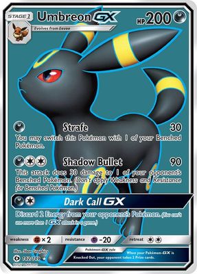 Umbreon GX Holo Sun &amp; Moon 142/149