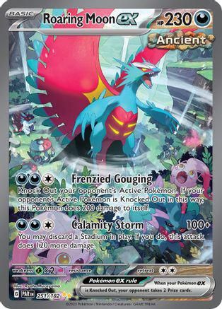 Roaring Moon EX Full Art Holo Paradox Rift 251/182