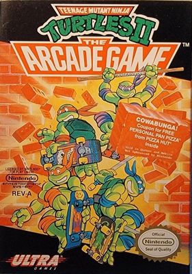 Teenage Mutant Ninja Turtles II 2 TMNT for NES