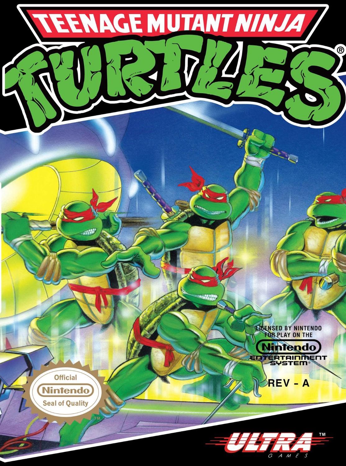 Teenage Mutant Ninja Turtles TMNT for NES