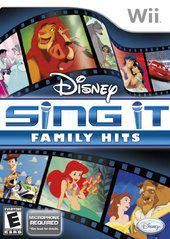 Disney Sing It Family Hits for Wii