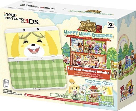 New Nintendo 3DS Console Animal Crossing Happy Home Designer Edition, Condition: Console in Box