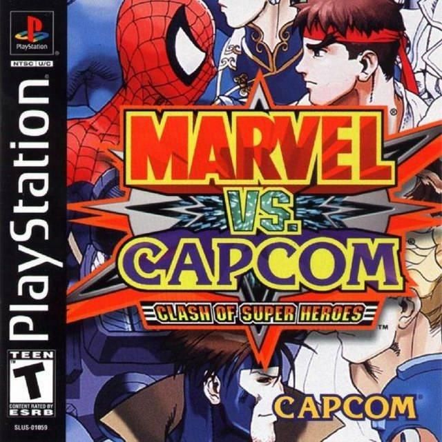 Marvel vs Capcom Clash of Super Heroes for PS1