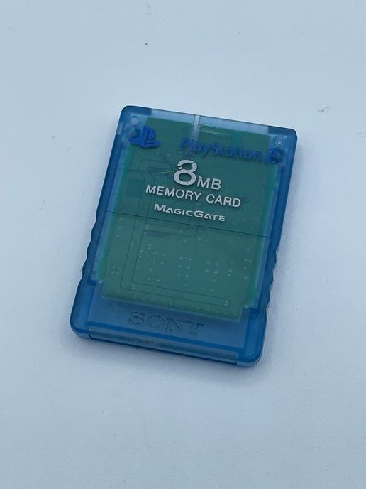 PS2 Memory Card Official Sony, Condition: Blue
