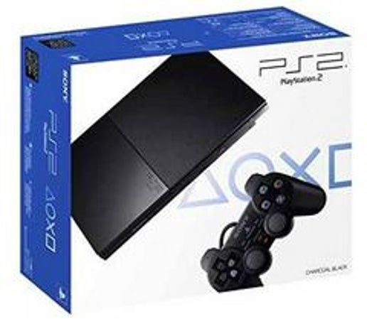 PS2 Slim Console, Condition: Black Console in Box