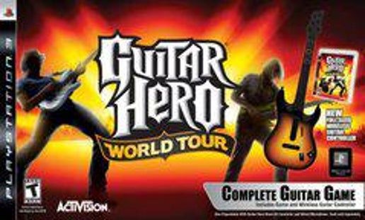 Guitar Hero World Tour Guitar Controller Kit for PS3, Condition: CIB