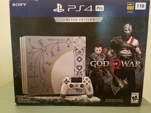 PS4 Pro Console God of War Edition, Condition: CIB God of War Edition