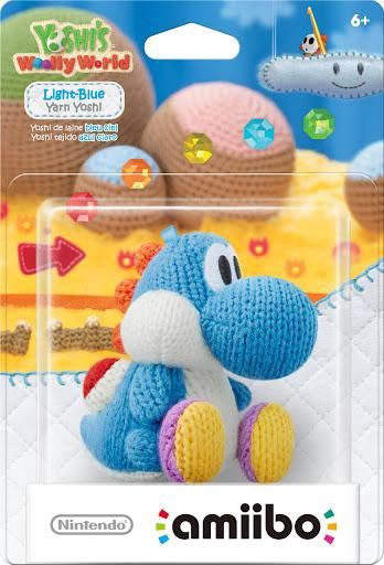 Yarn Yoshi Blue Amiibo, Condition: New