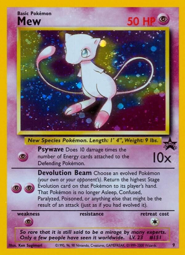 Mew Holo WoTC Promo 9/53
