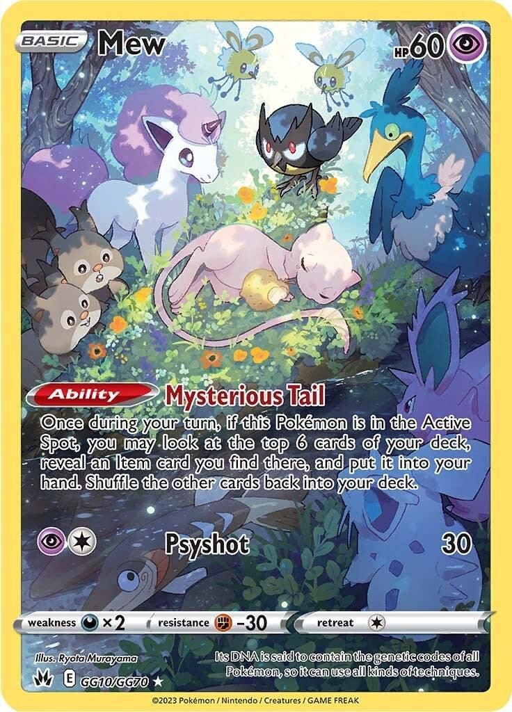 Mew Holo Crown Zenith GG10/GG70