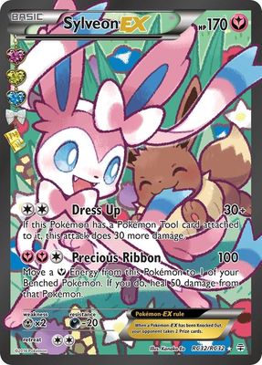 Sylveon EX Full Art Holo Generations RC32/RC32