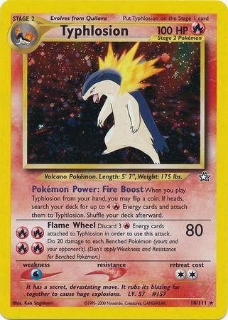 Typhlosion Holo Neo Genesis 18/111