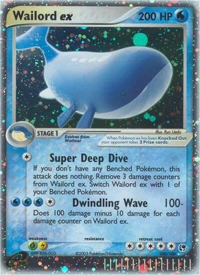 Wailord EX Holo Sandstorm 100/100