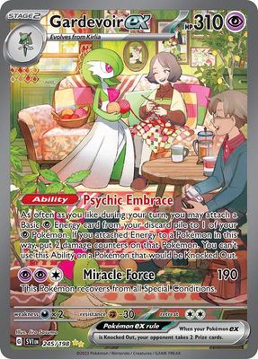 Gardevoir EX Full Art Holo Scarlet &amp; Violet 245/198