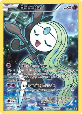Meloetta Full Art Holo Promo XY120