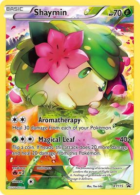 Shaymin Full Art Holo Promo XY115
