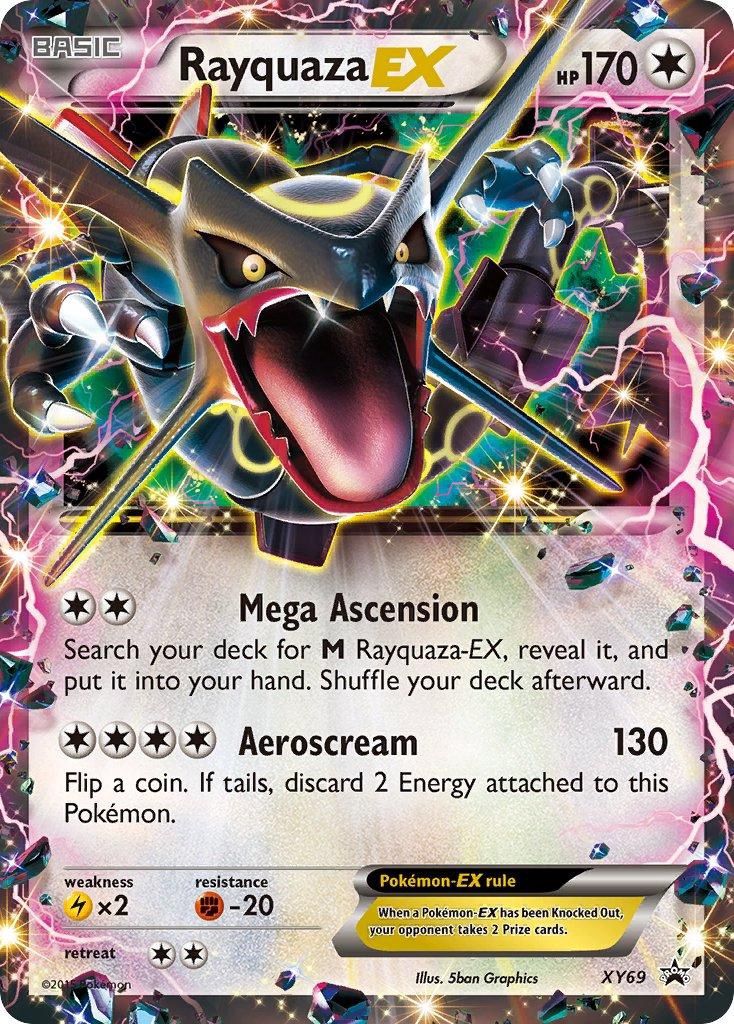 Rayquaza EX Shiny Holo Promo XY69