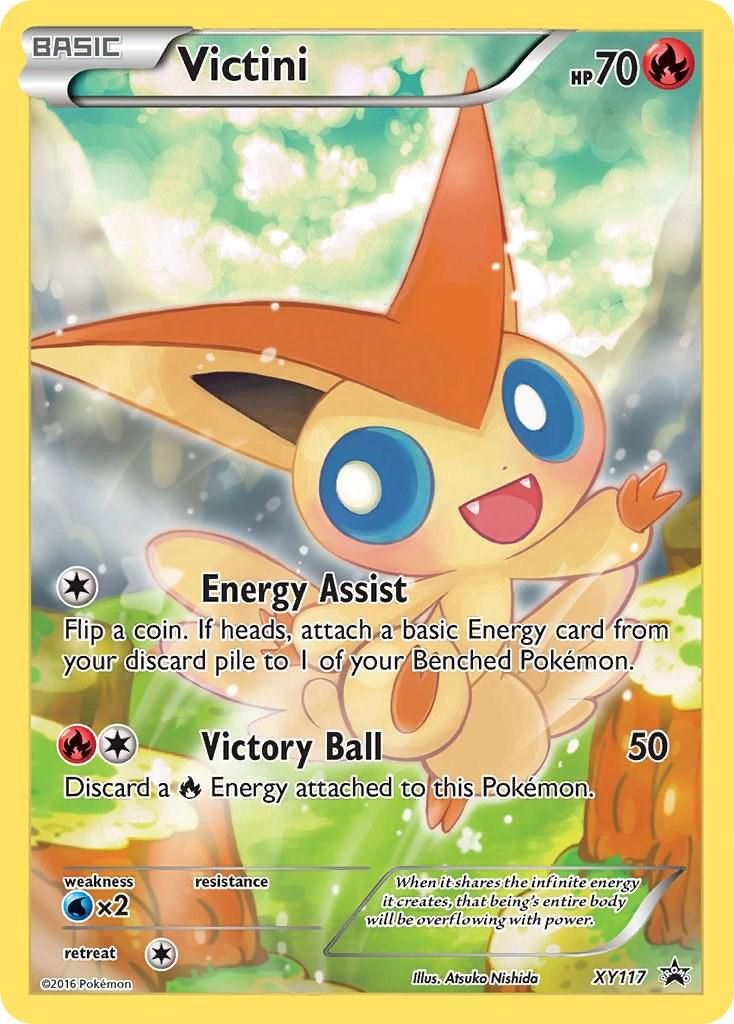 Victini Full Art Holo Promo XY117
