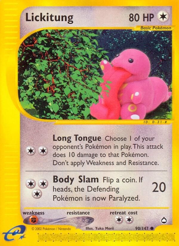 Lickitung Aquapolis 90/147