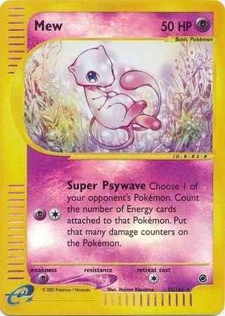 Mew Reverse Holo Expedition 55/165