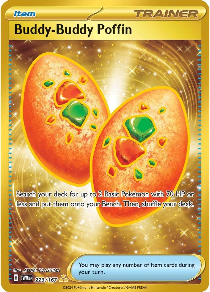 Buddy-Buddy Poffin Full Art Holo Twilight Masquerade 223/167