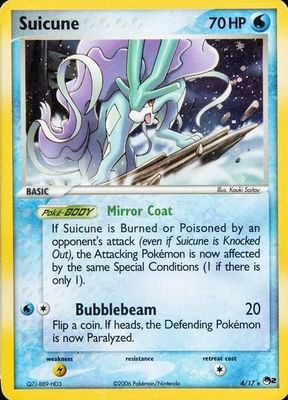 Suicune Holo POP Series 2 4/17