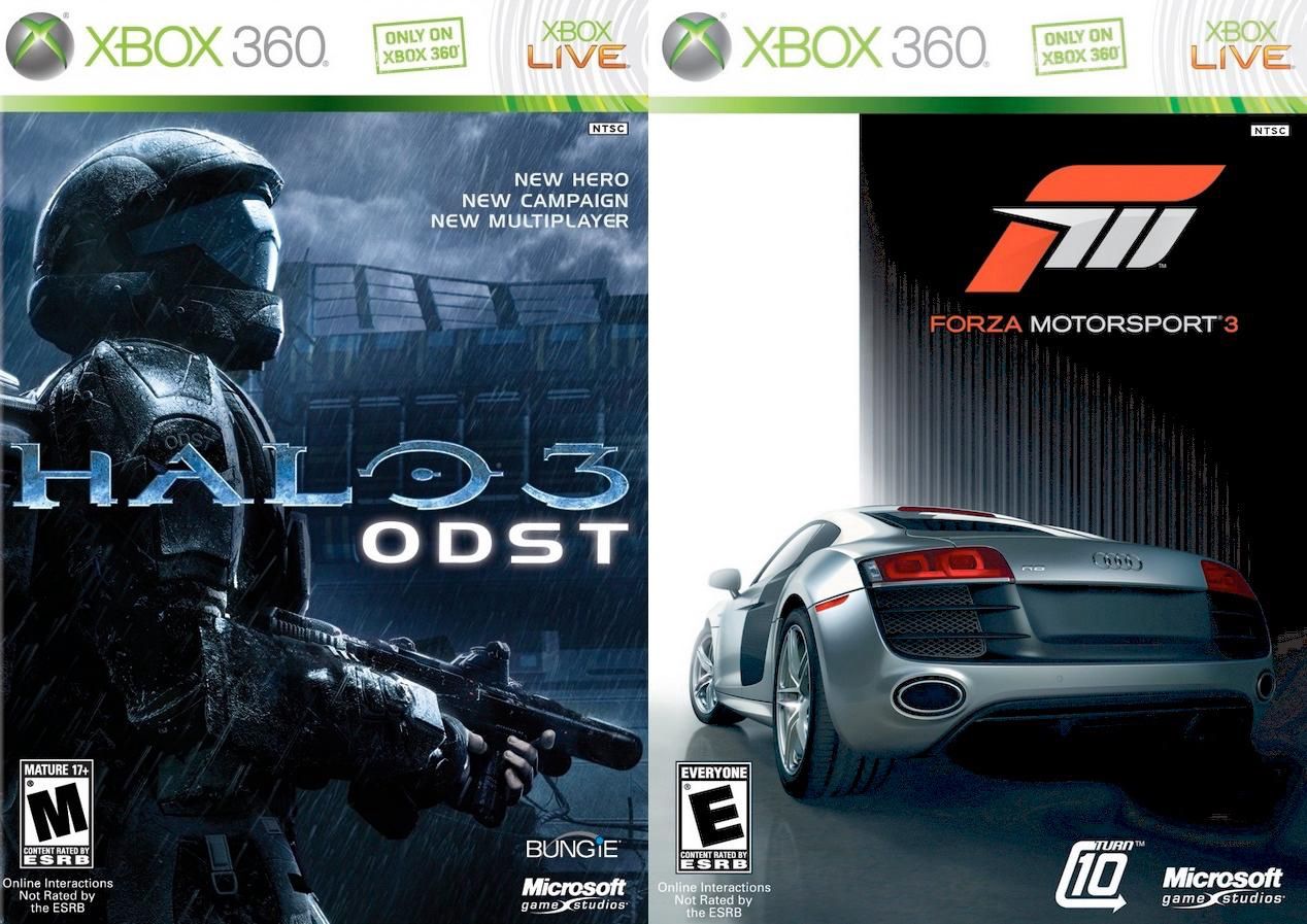 Halo 3: ODST &amp; Forza Motorsport 3 for Xbox 360