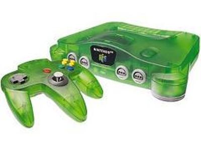 Nintendo 64 N64 Console Funtastic  Jungle Green Edition
