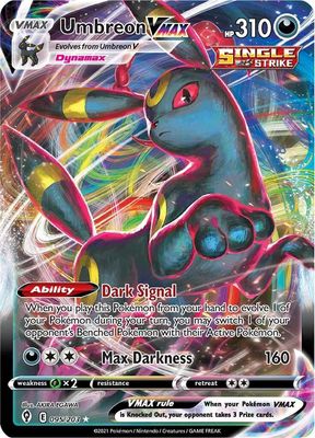 Umbreon VMAX Full Art Holo Evolving Skies 95/203