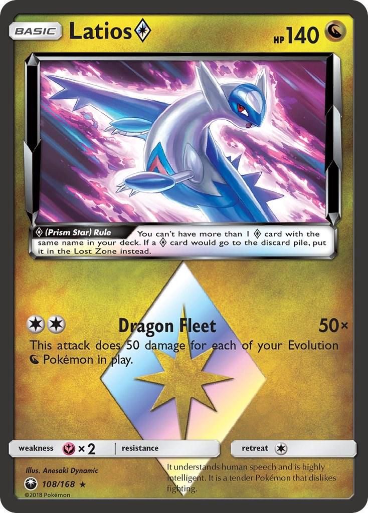 Latios Prism Star Holo Celestial Storm 108/168