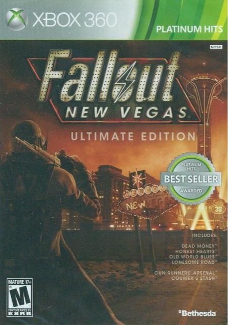 Fallout New Vegas for Ultimate Edition Platinum Hits Xbox 360