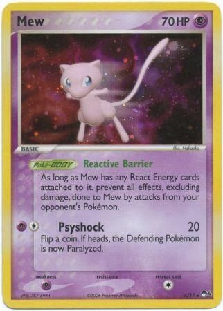 Mew Holo POP Series 4 4/17