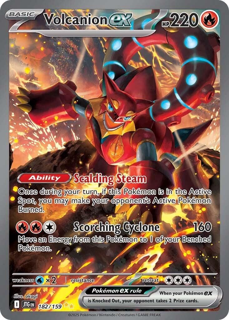 Volcanion EX Full Art Holo Journey Together 182/159